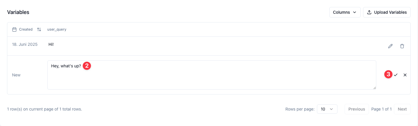 Add Variable
