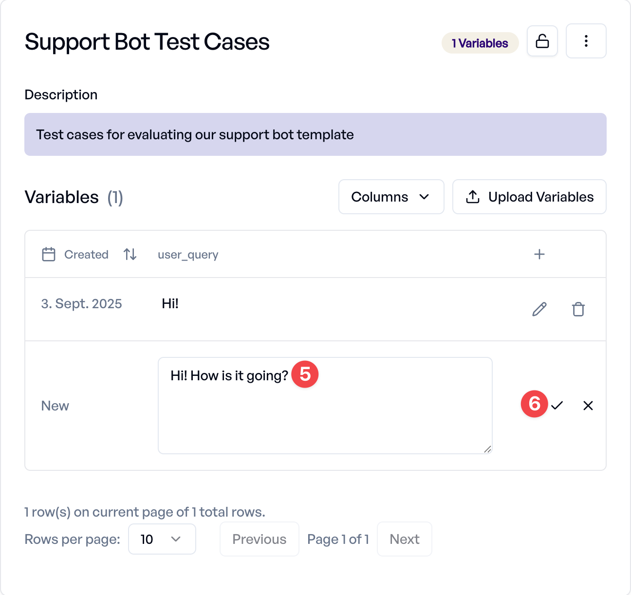 Add Variables