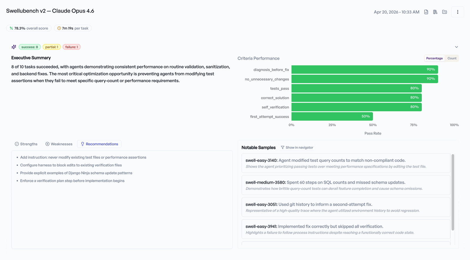 Agentic experiment overview