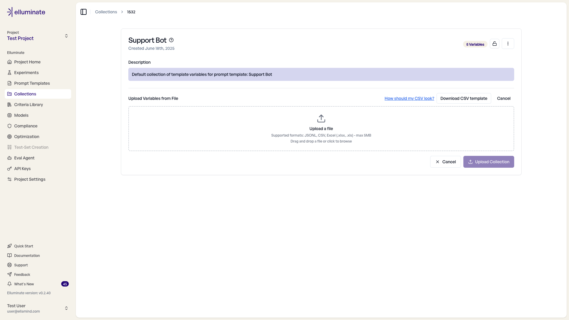 File Upload Interface